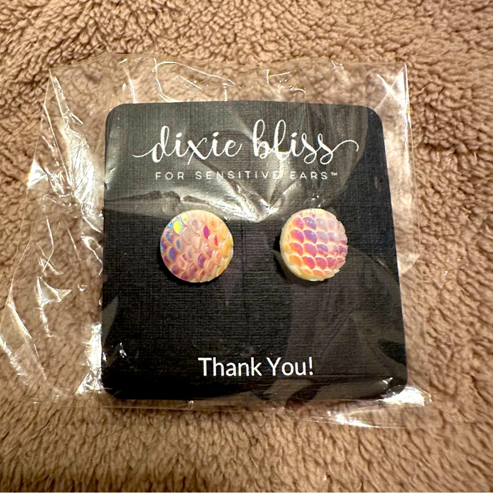 Dixie Bliss Mermaid Stud Earrings